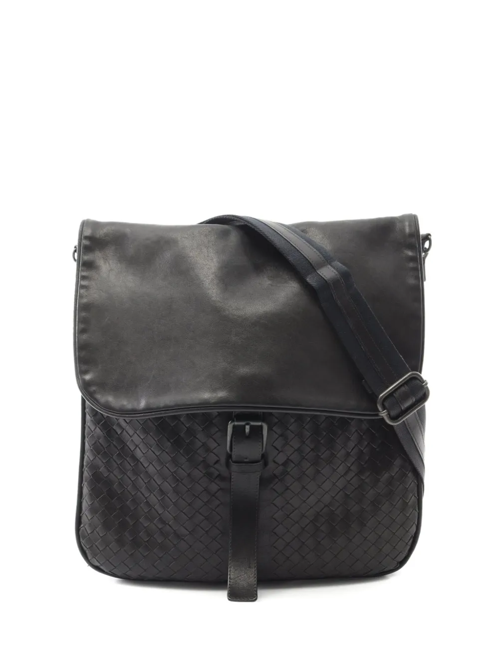 Bottega Veneta Pre-Owned 2000s Intrecciato shoulder bag | Black | Image 1