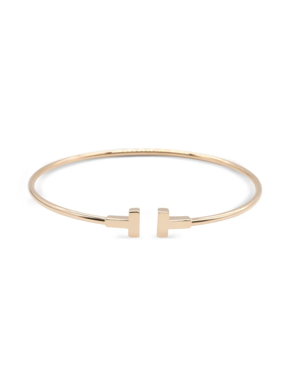 Tiffany & Co. Pre-Owned 2010s 18K rose gold T-Wire bracelet | Pink | Image 1