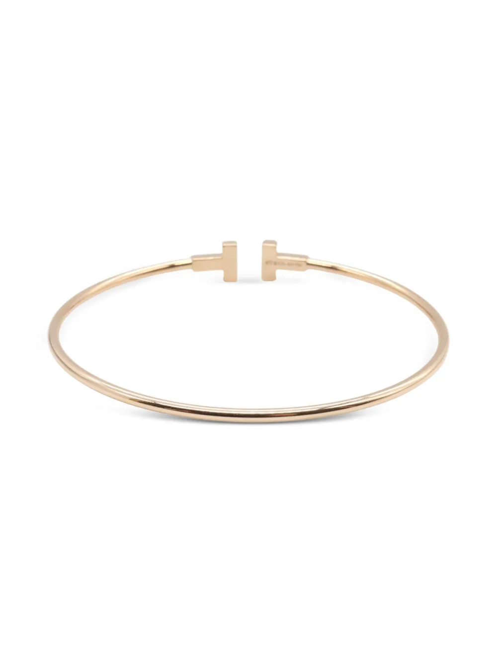 Tiffany & Co. Pre-Owned 2010s 18K rose gold T-Wire bracelet | Image 2