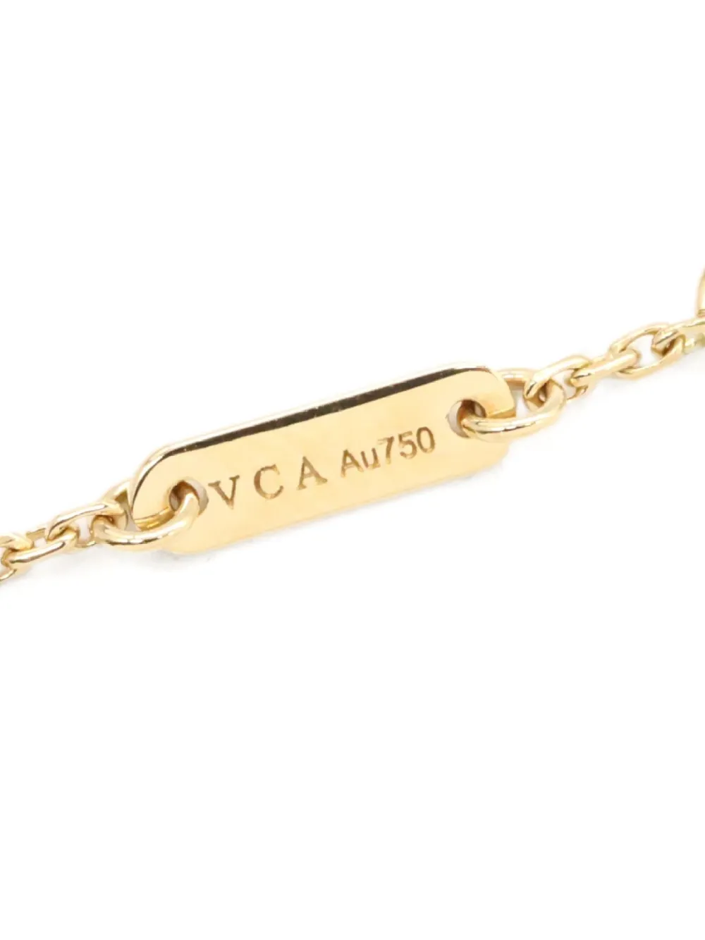 Pre-owned Van Cleef & Arpels 2010s 18k Yellow Gold Frivole Diamod Bracelet