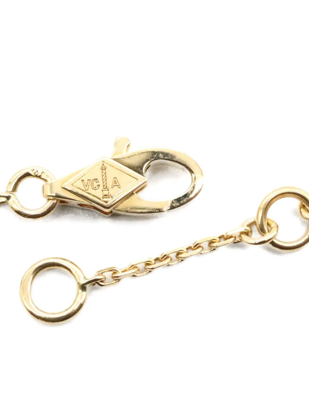 Pre-owned Van Cleef & Arpels 2010s 18k Yellow Gold Frivole Diamod Bracelet