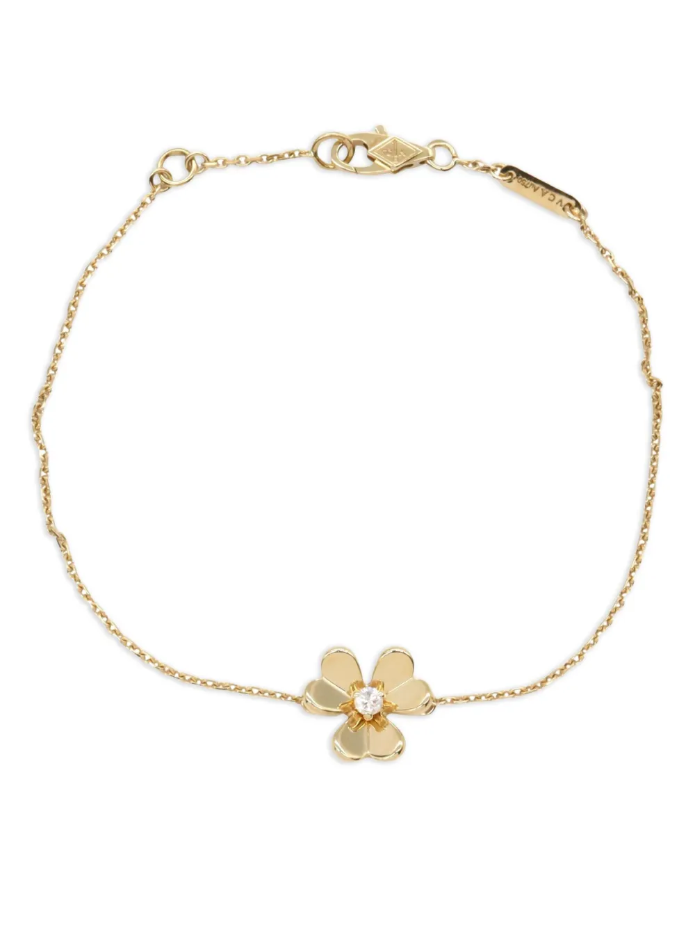 Van Cleef & Arpels 2010s 18K yellow gold Frivole diamod bracelet | Gold | Image 1