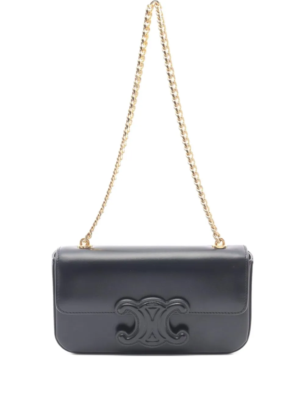 Celine Pre-Owned 2010s Cuill Triomphe shoulder bag | Black | Image 1