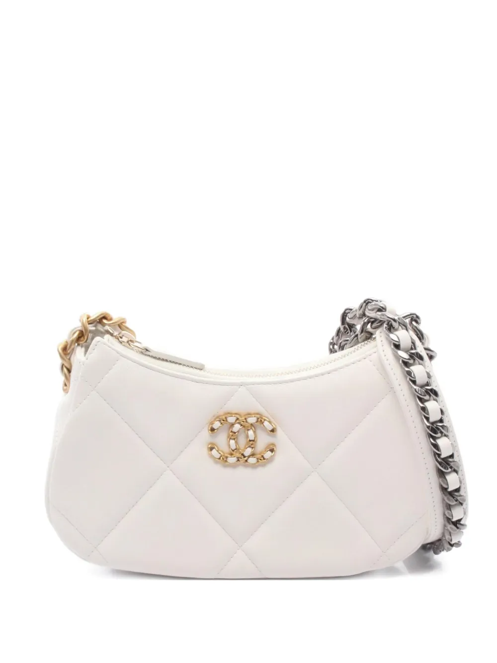 CHANEL Pre-Owned 2021 small Matelasse shoulder bag | White | Image 1