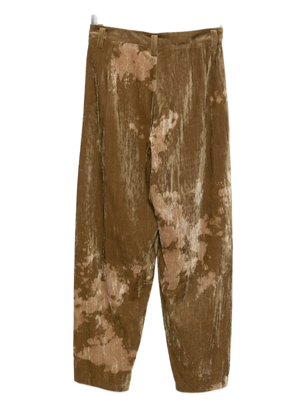 Y's discharge-printed trousers - Beige