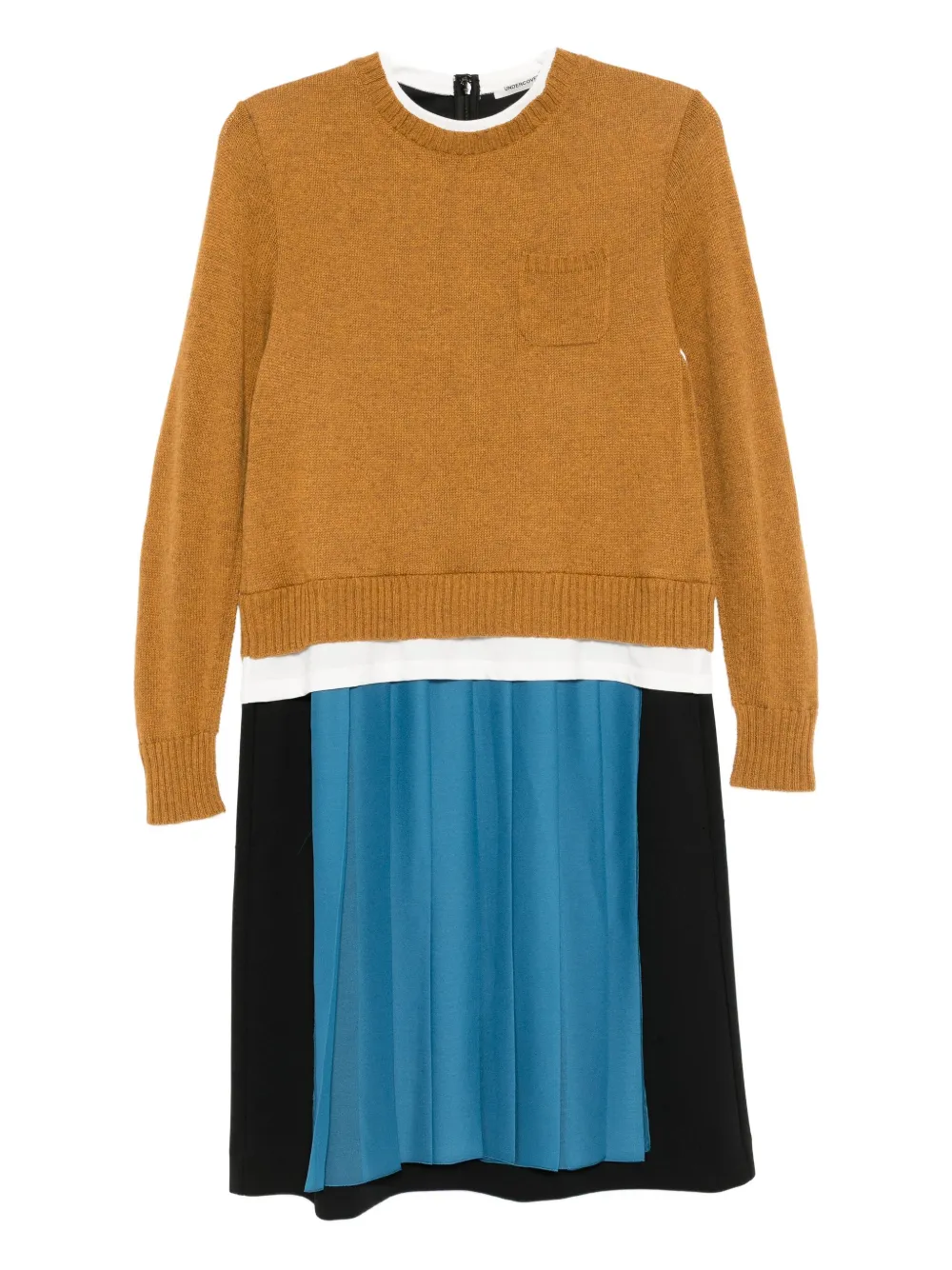 Undercover long-sleeved knit dress | Yellow | Image 1