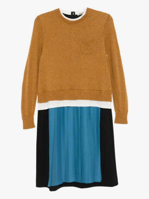 Undercover long-sleeved knit dress