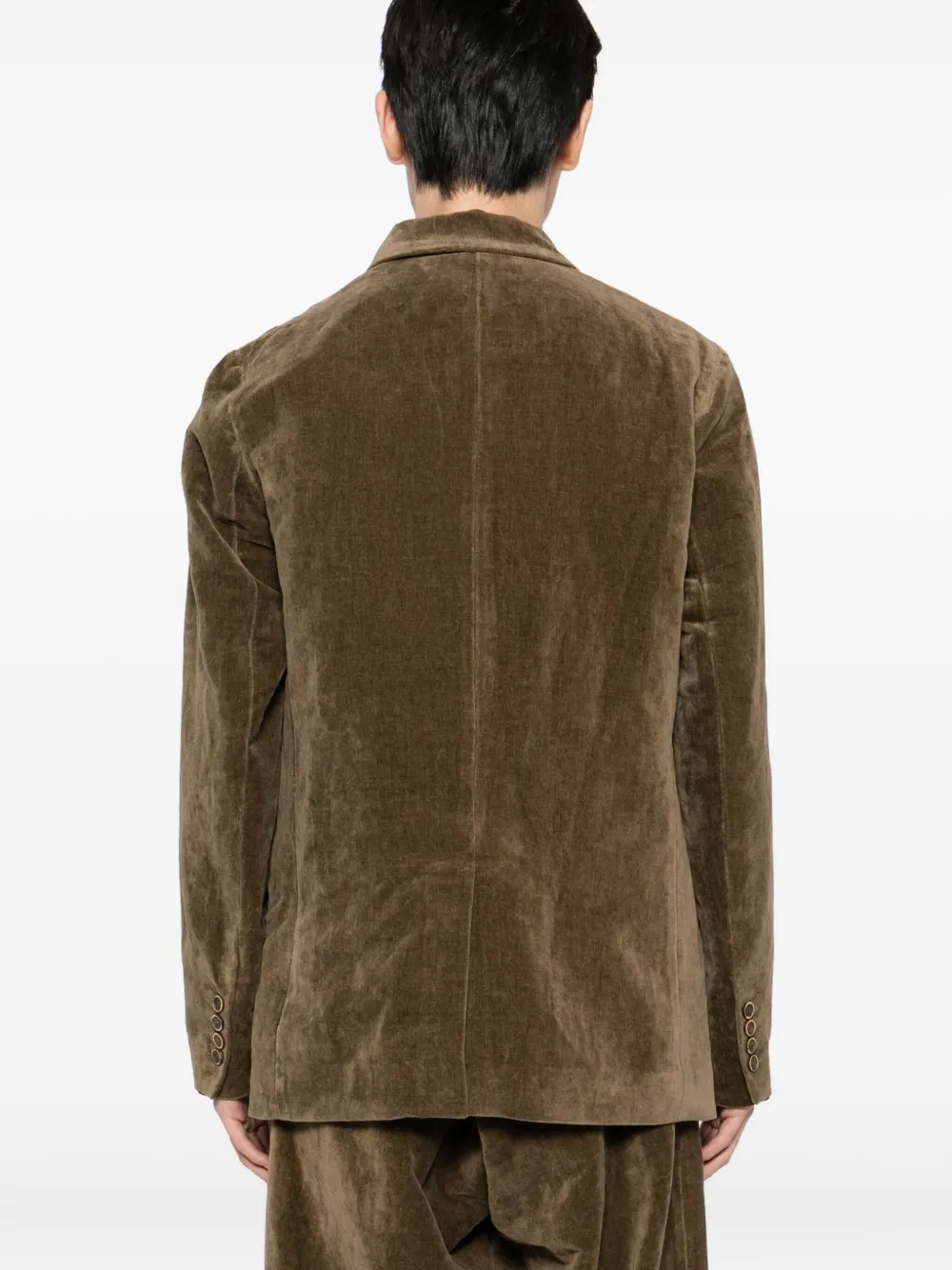 Uma Wang Long-sleeved Jacket In Brown