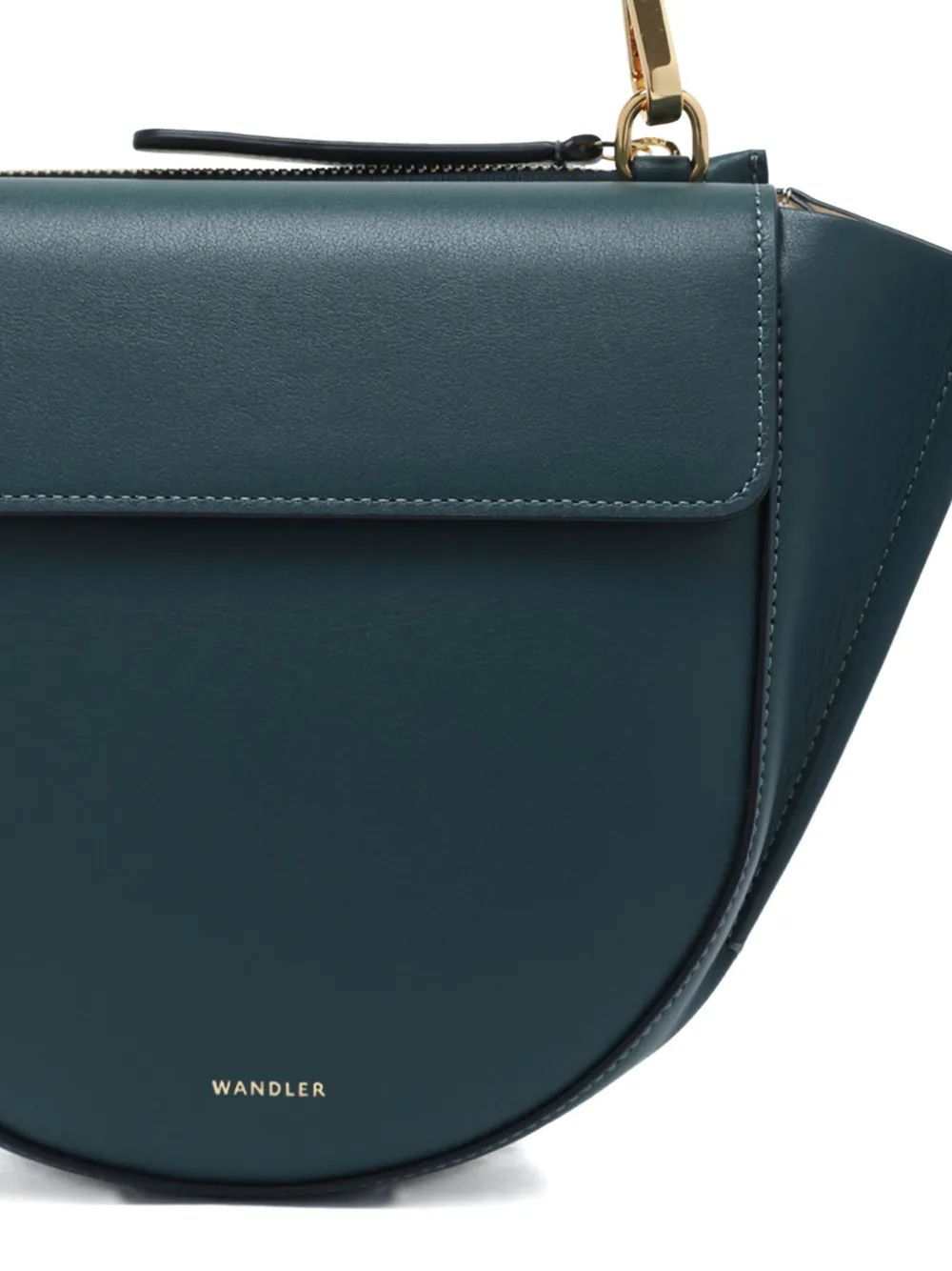 Wandler Top-handle Half-moon Cross Body Bag In Blue