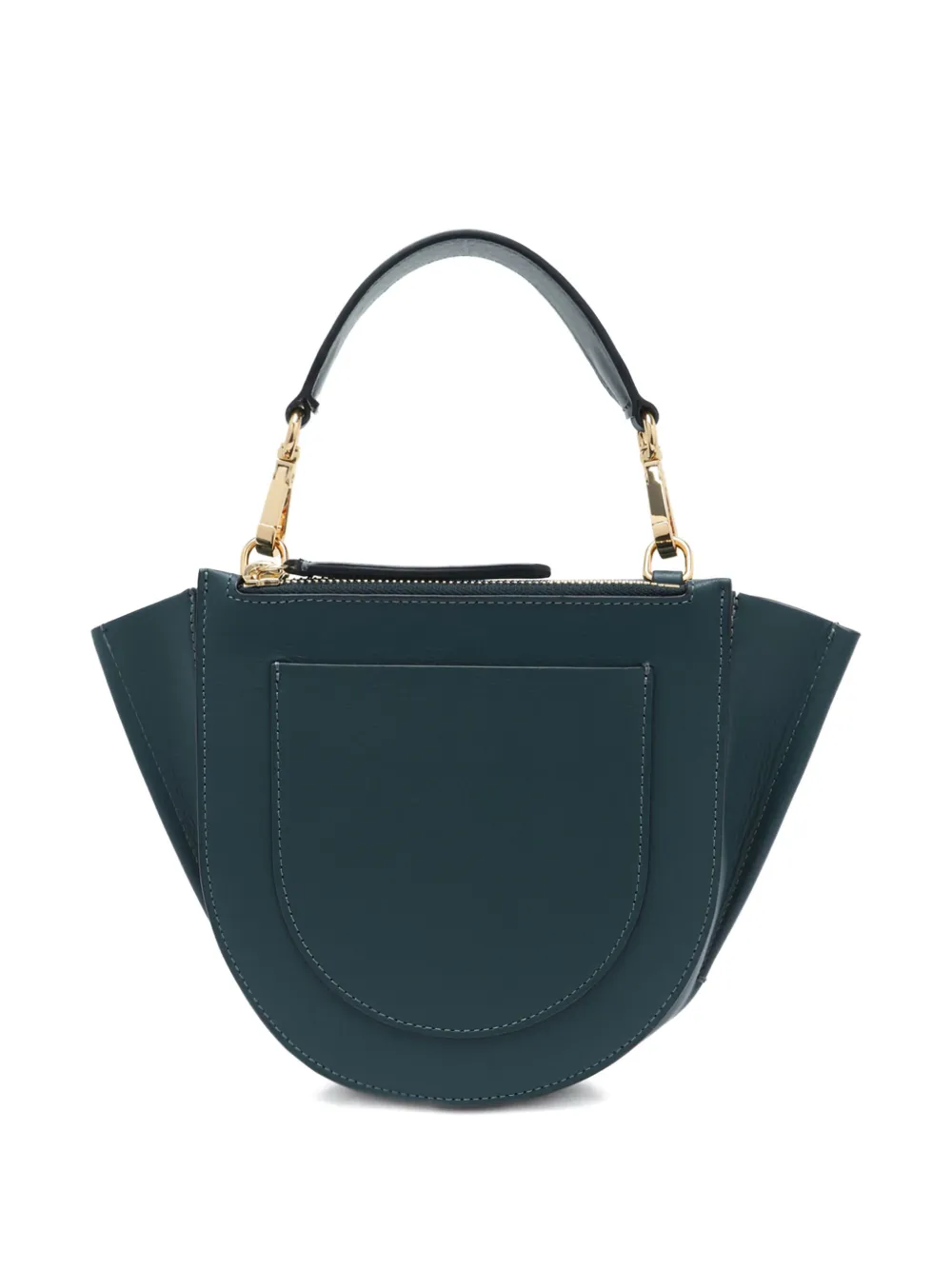 Wandler Top-handle Half-moon Cross Body Bag In Blue