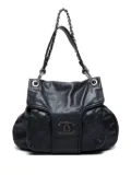 CHANEL Pre-Owned 2009-2010s quilted chain-link strap shoulder bag - Black