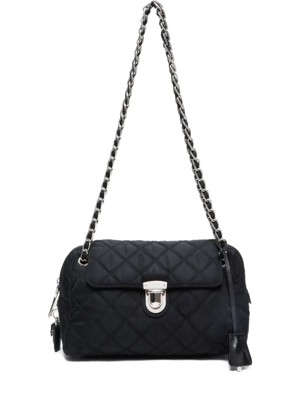 Prada Pre-Owned 2000-2015 quilted chain shoulder bag | Black | Image 1