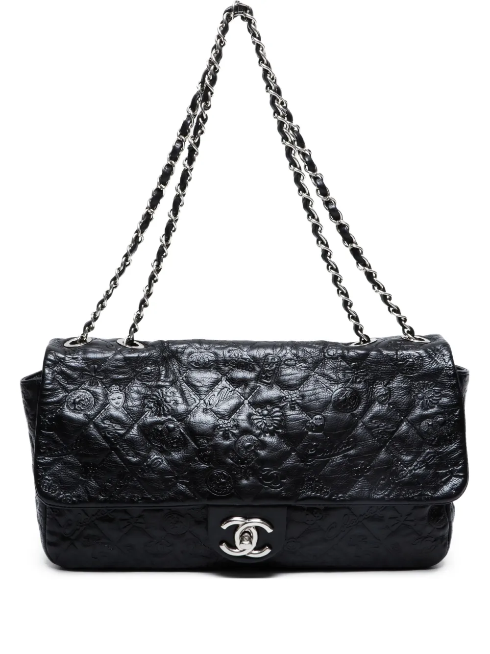 CHANEL Pre-Owned 2010-2011 Lucky Symbols shoulder bag | Black | Image 1