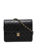 CHANEL Pre-Owned 2002-2003 quilted chain shoulder bag - Black