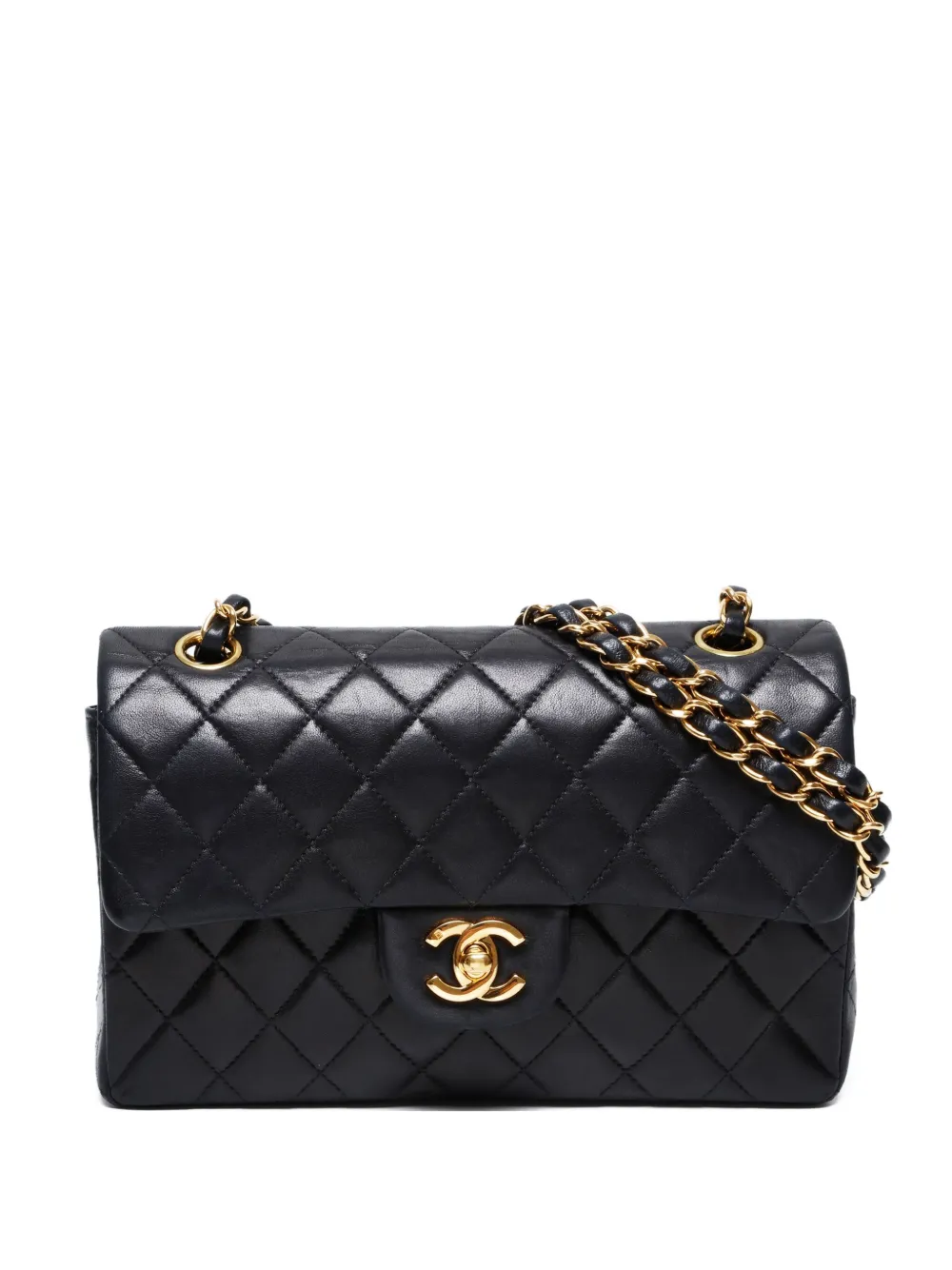 CHANEL Pre-Owned 2000-2002 small Double Flap shoulder bag | Black | Image 1