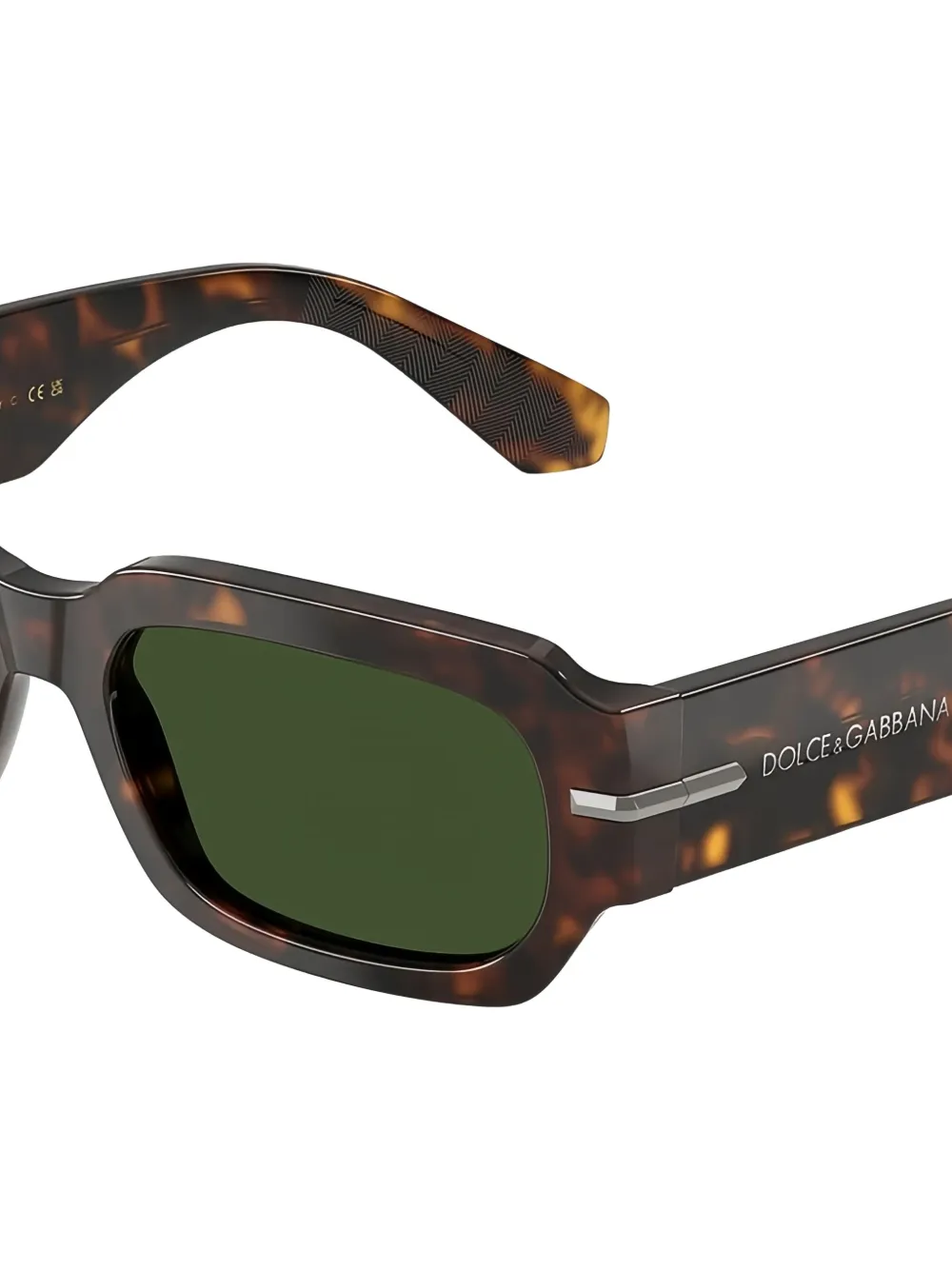 Dolce & Gabbana Eyewear Zonnebril met vierkant montuur Bruin