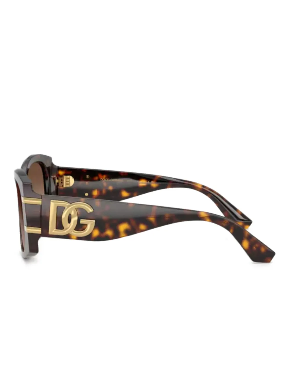 Dolce & Gabbana Eyewear DG-logo sunglasses - Bruin