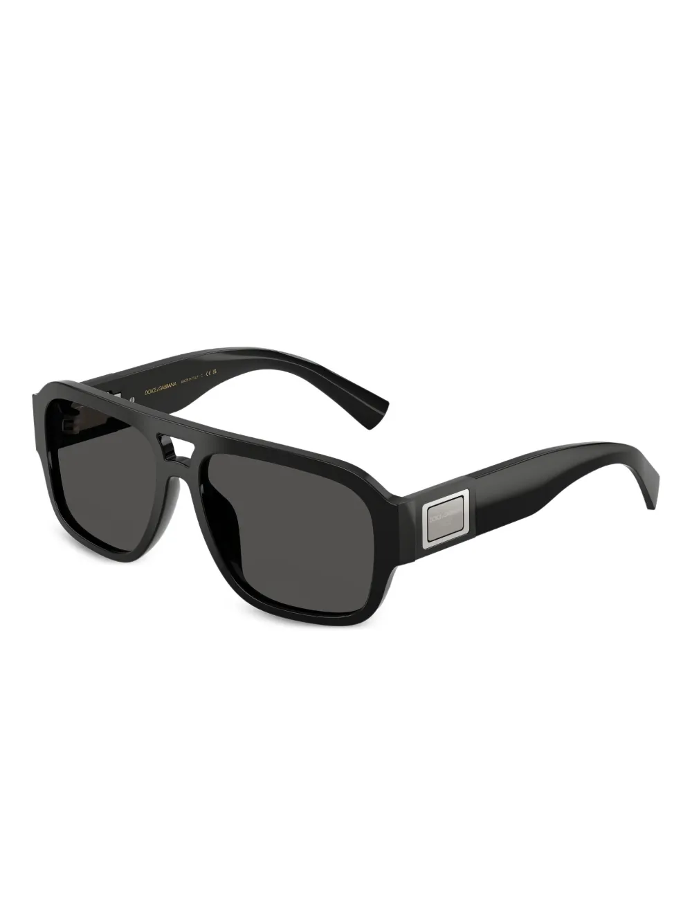 Dolce & Gabbana Eyewear Zonnebril met vierkant montuur Zwart