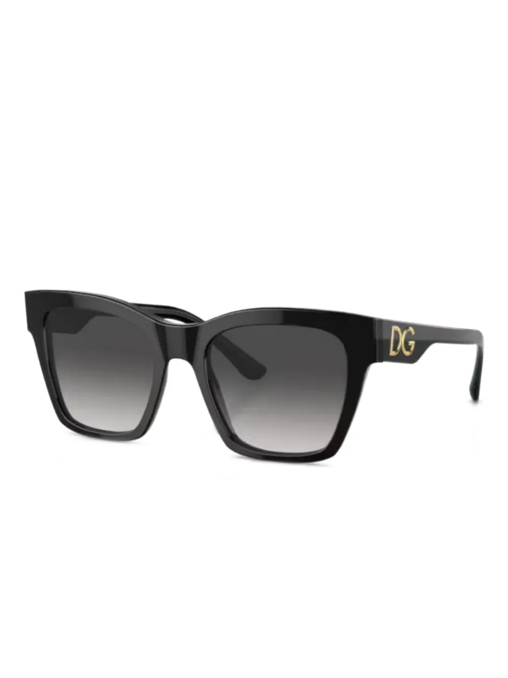 Dolce & Gabbana Eyewear DG-logo square sunglasses - Nero