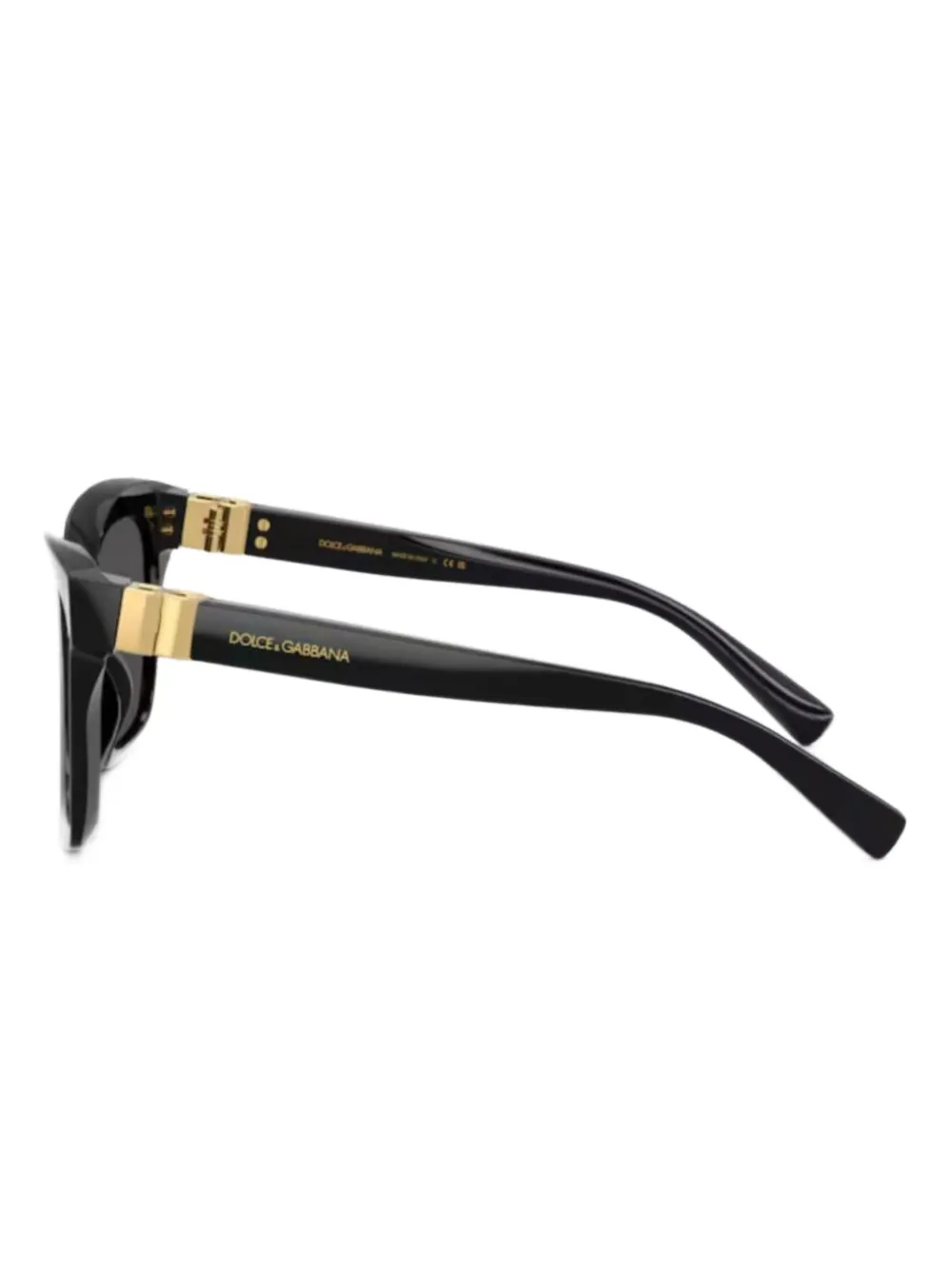 Dolce & Gabbana Eyewear Zonnebril met vierkant montuur - Zwart