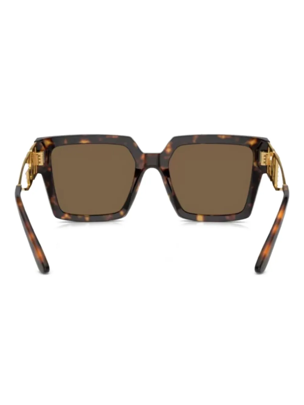 Dolce & Gabbana Eyewear Zonnebril verfraaid met kristallen Bruin