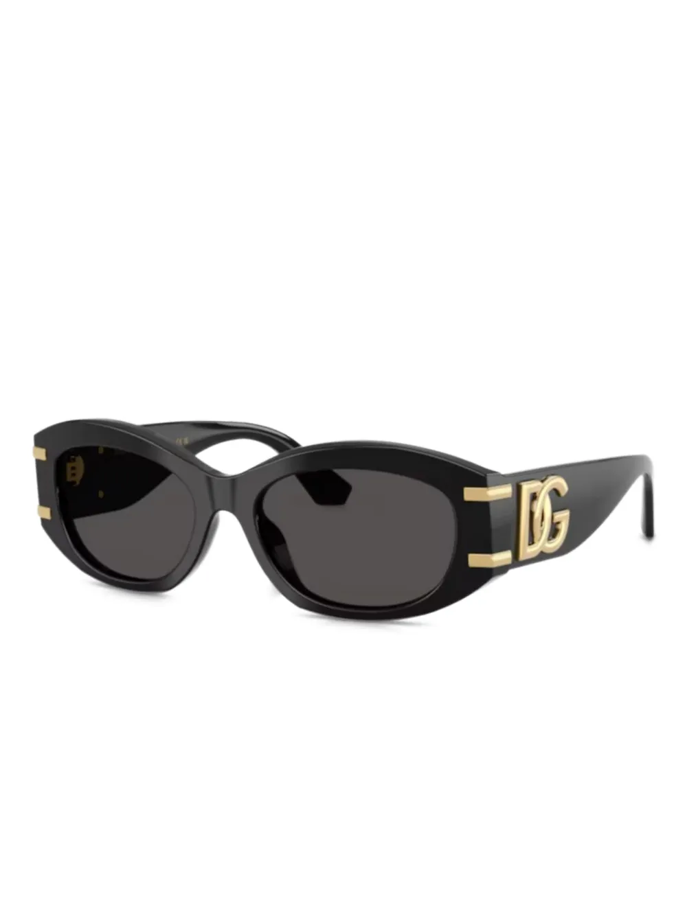 Dolce & Gabbana Eyewear oval-frame sunglasses - Nero