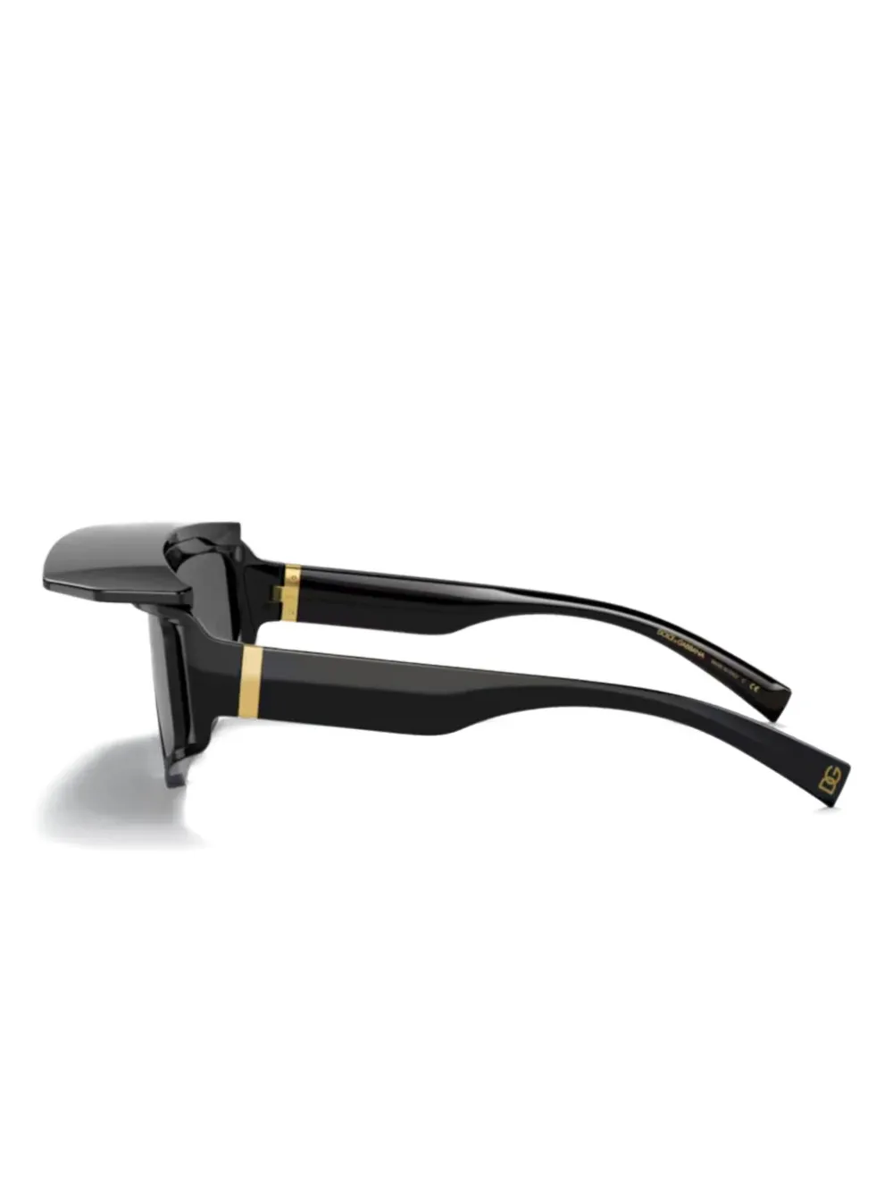 Dolce & Gabbana Eyewear shield-frame sunglasses Zwart