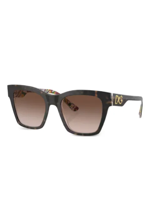 Dolce & Gabbana Eyewear logo geometric sunglasses