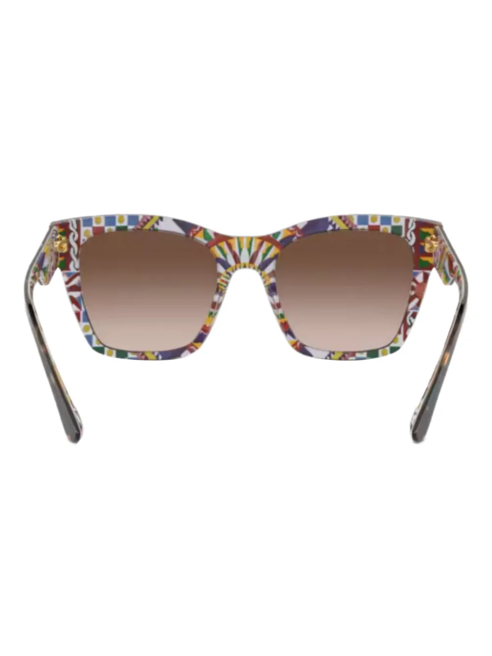 Dolce & Gabbana Eyewear logo geometric sunglasses - Bruin