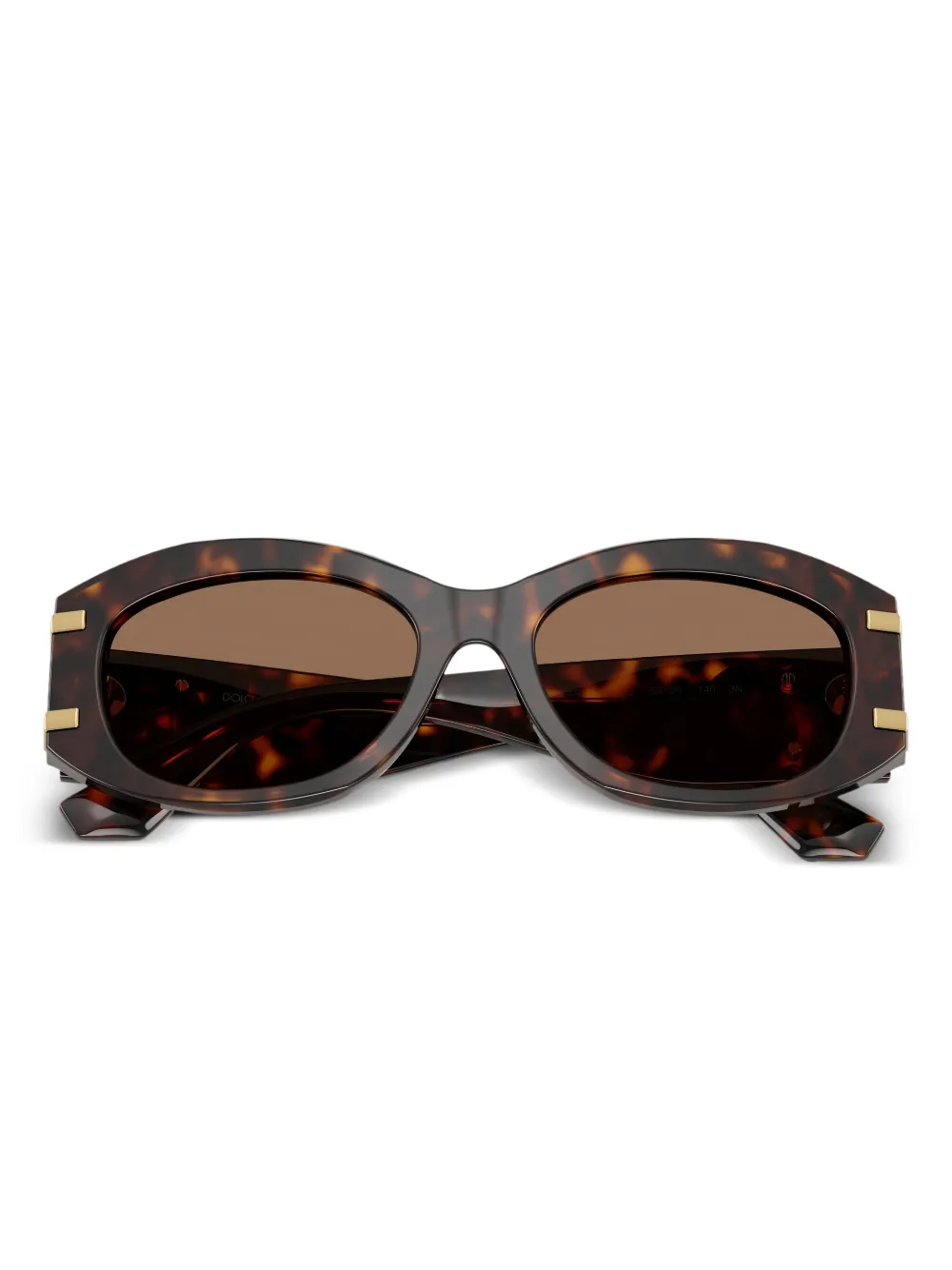 Dolce & Gabbana Eyewear Logo 4509 zonnebril met zool Bruin
