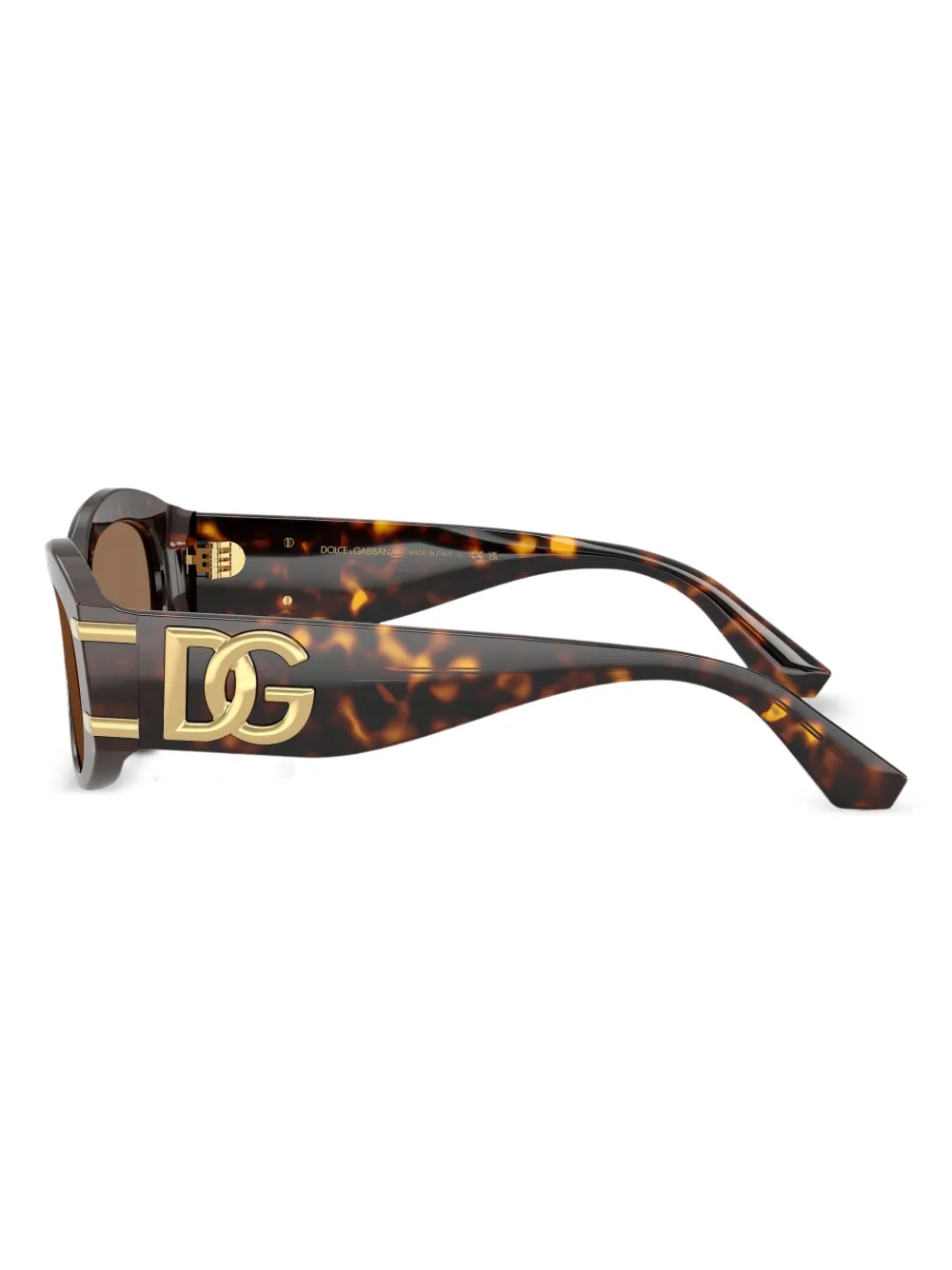 Dolce & Gabbana Eyewear Logo 4509 zonnebril met zool Bruin