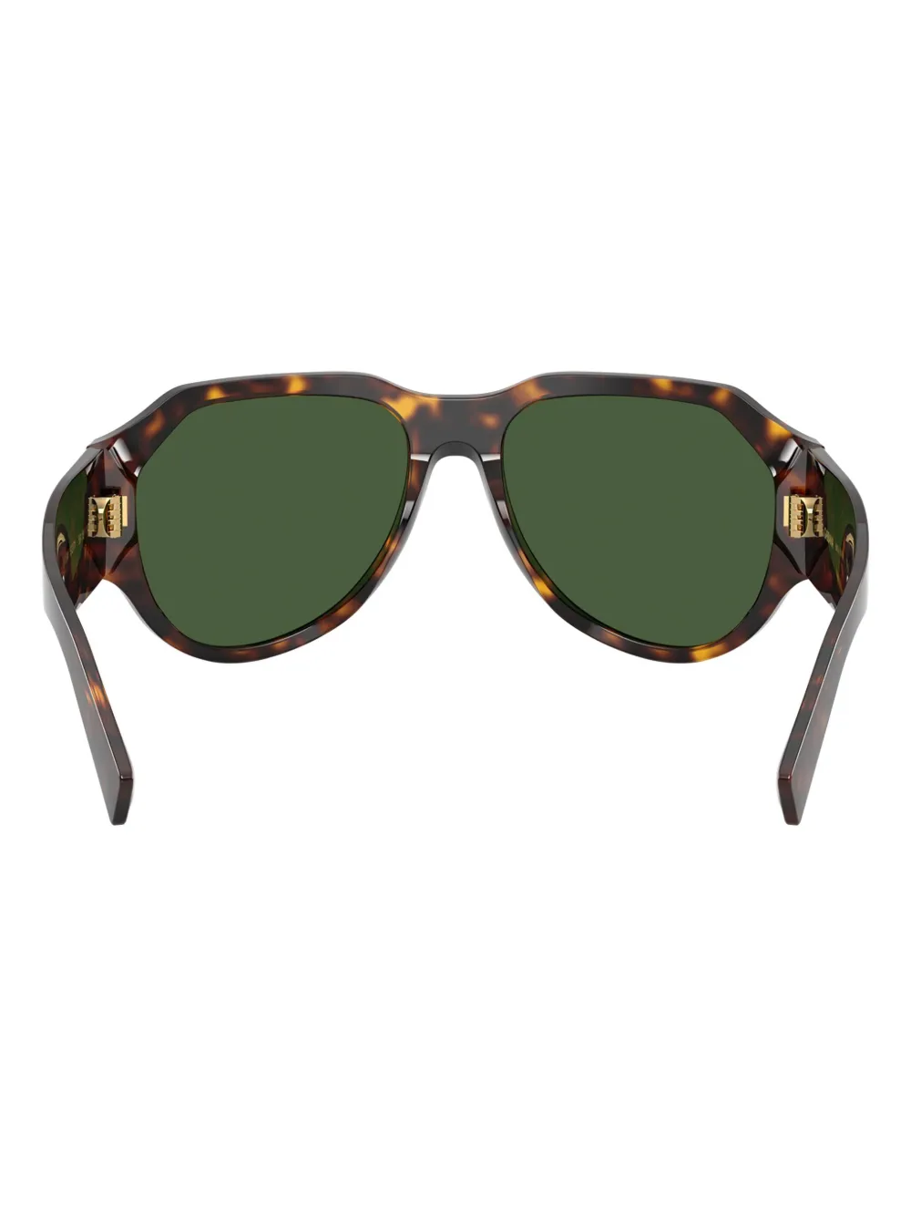 Dolce & Gabbana Eyewear Zonnebril met geometrisch montuur Bruin