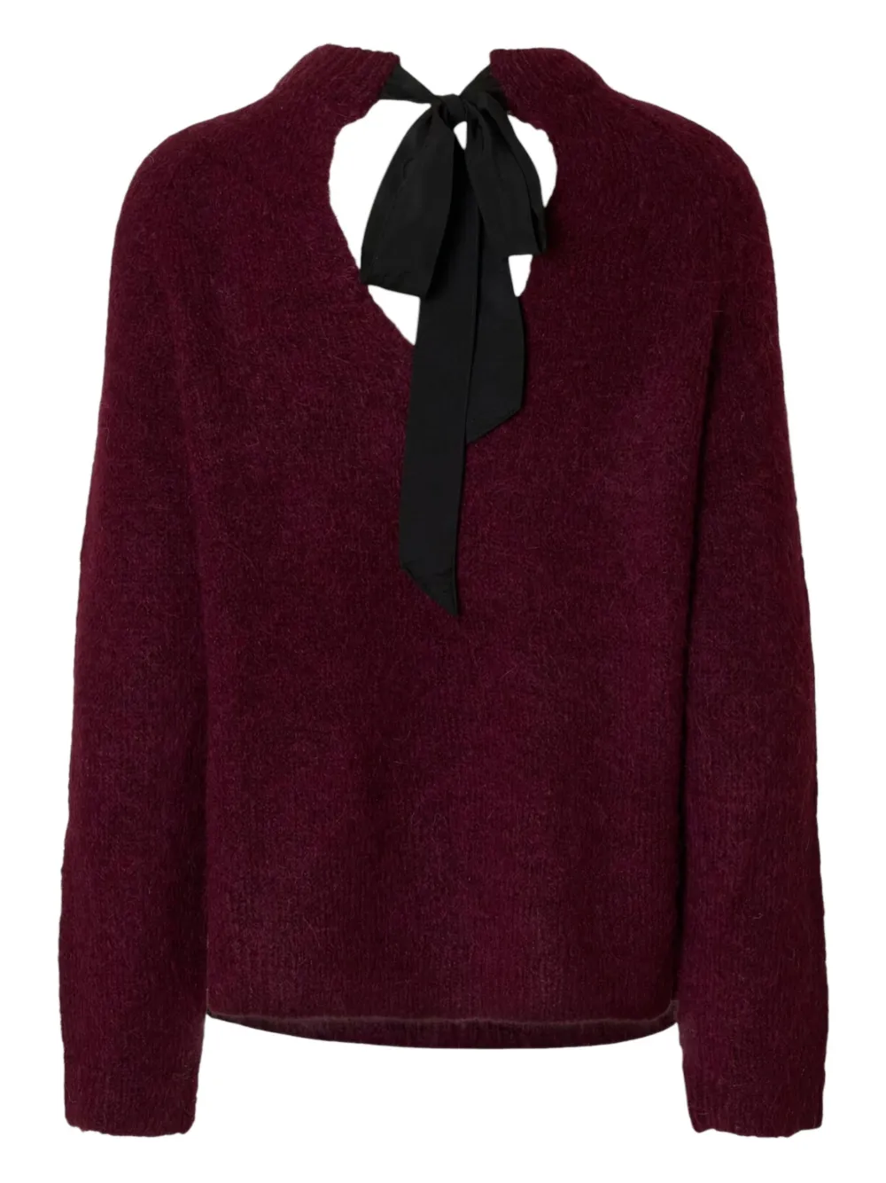 Selected Crew-neck Sweater In Red