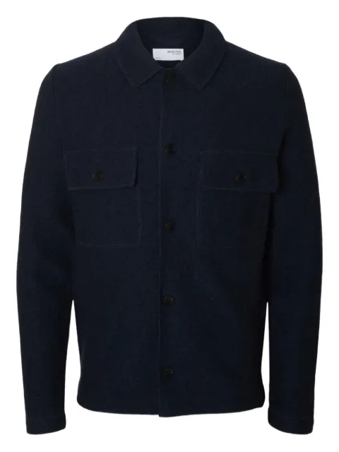 SELECTED pocket buttoned overshirt