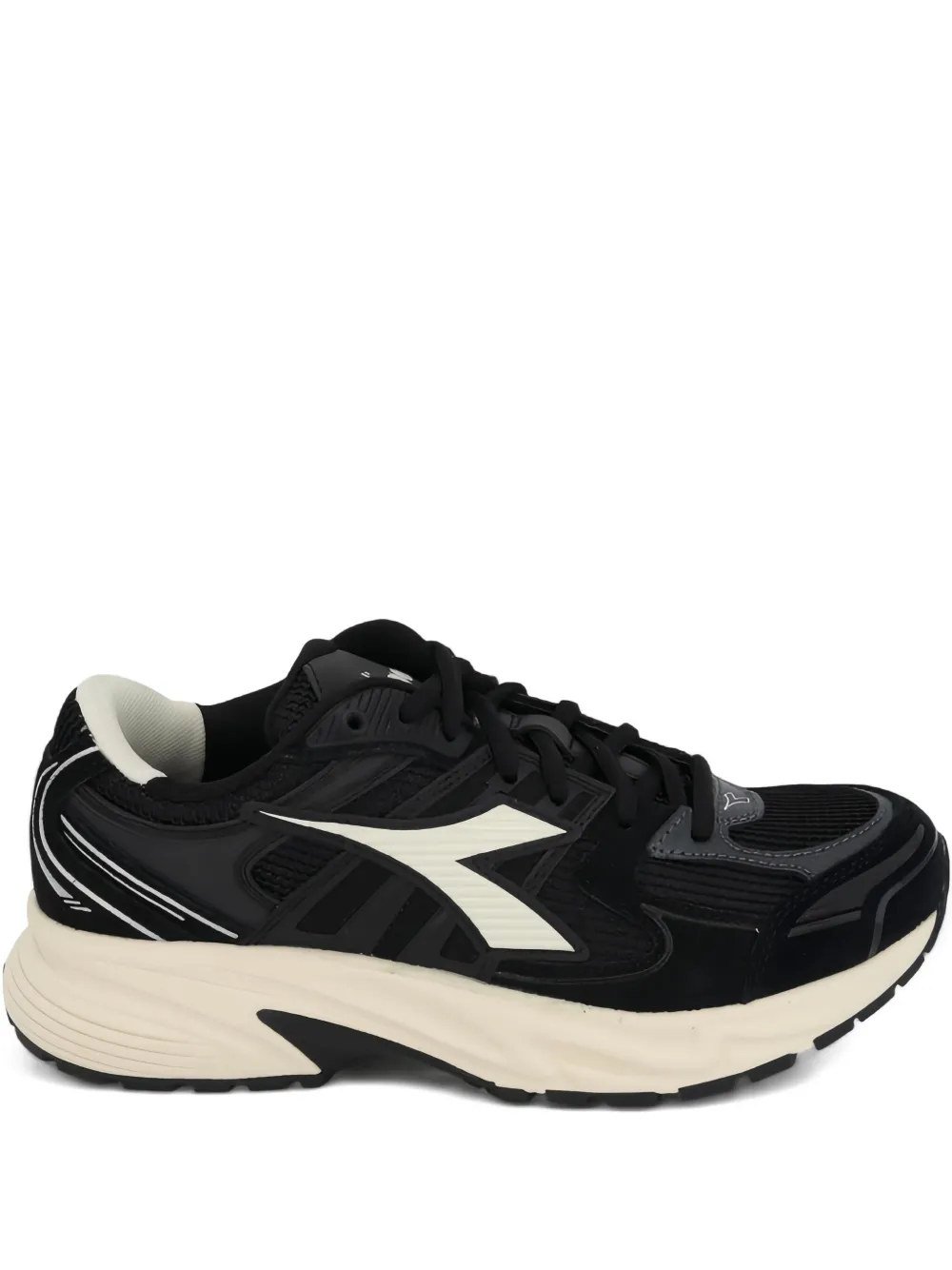 Diadora mesh-panel sneakers Black