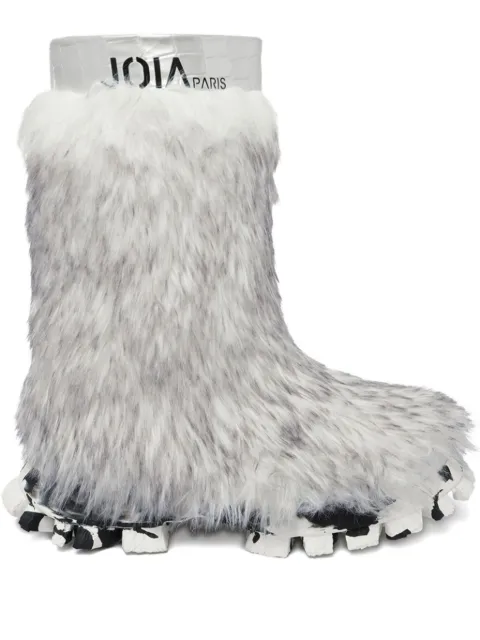 JOIA PARIS faux-fur boots