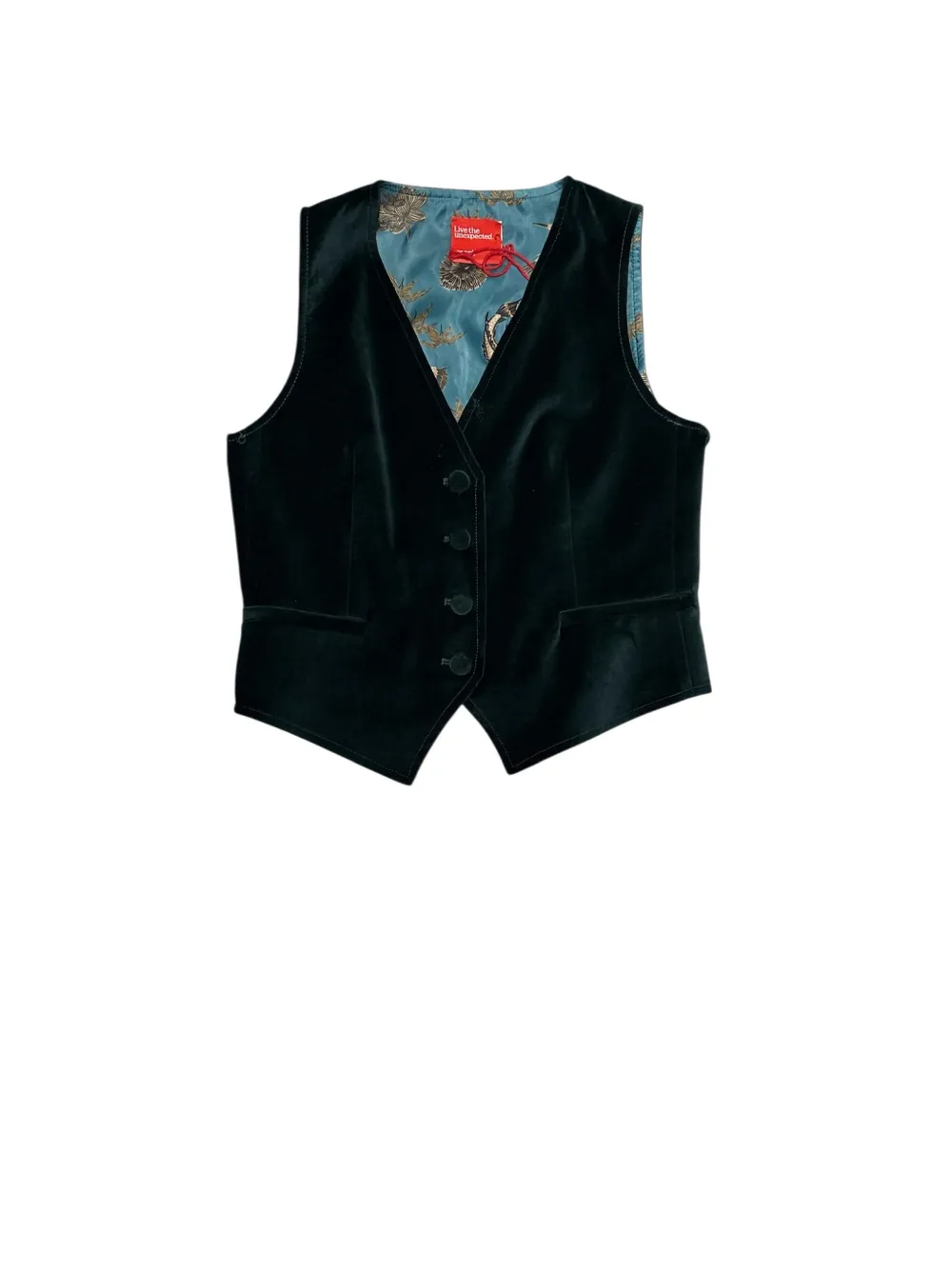 Merci Buttonned Waistcoat In Green
