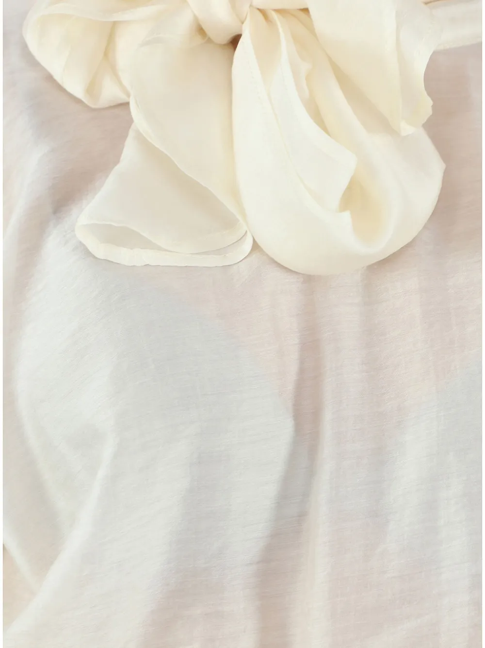 Merci Top met strik Beige