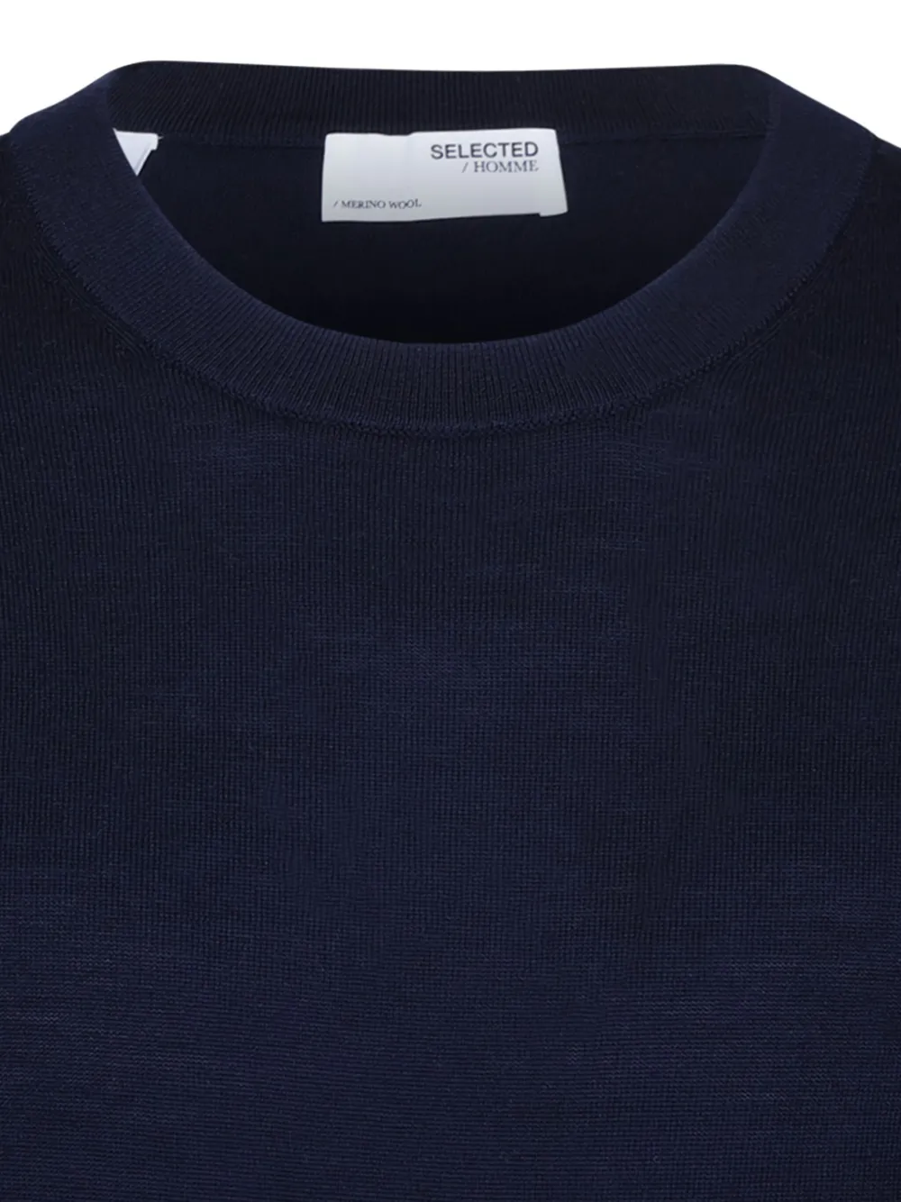 SELECTED Sweater met ronde hals Blauw