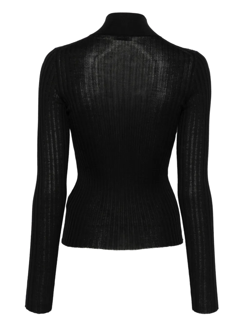 MRZ zip-front ribbed sweater | Knitted Sweaters | Image 2