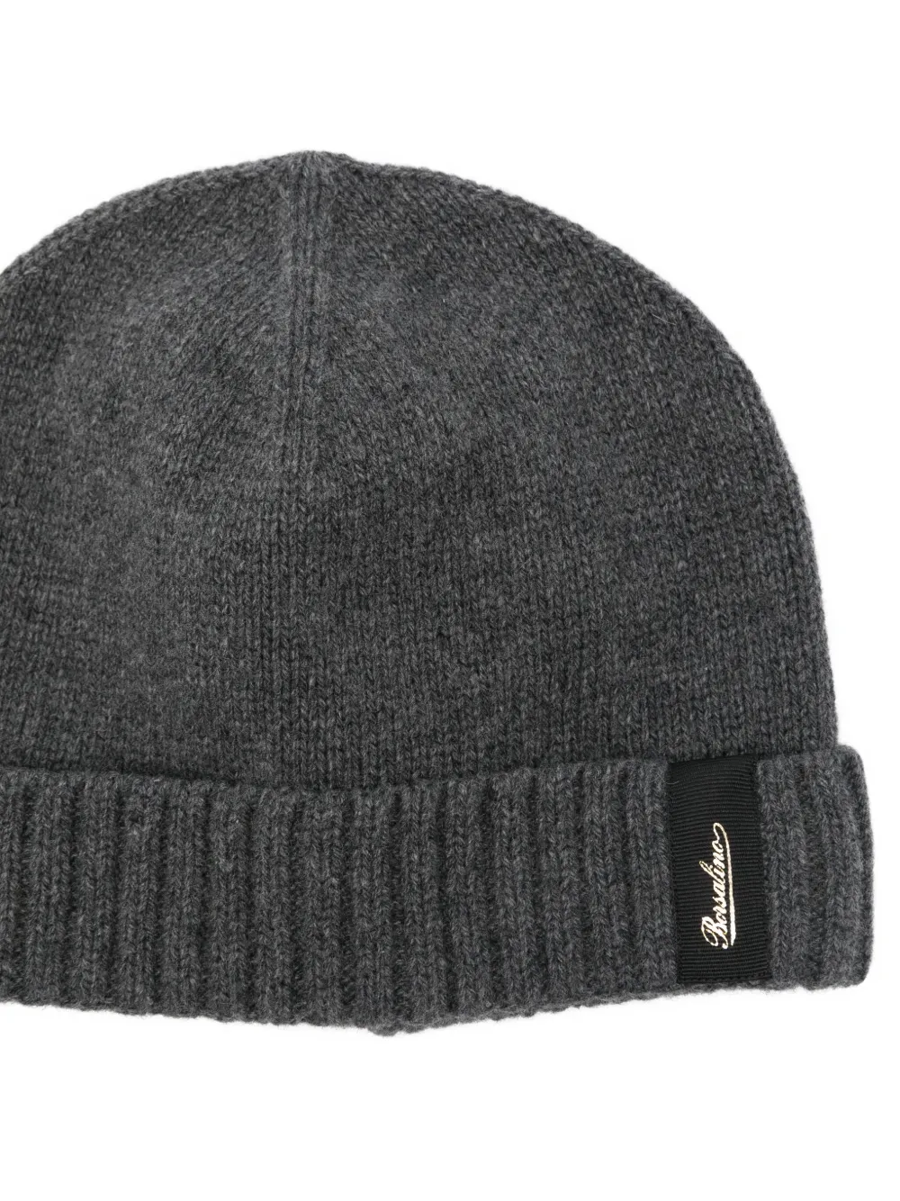 Borsalino City Cashmere Beanie In Gray