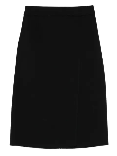 MRZ wool pencil midi skirt