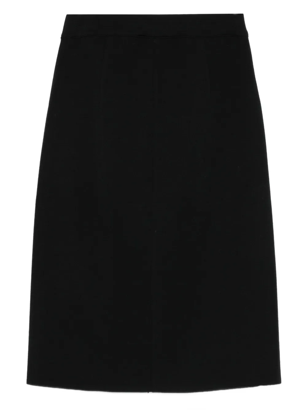 MRZ wool pencil midi skirt - Zwart