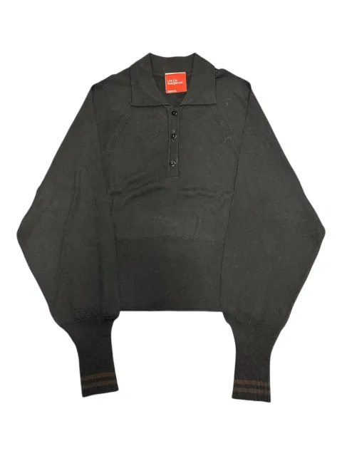 Merci button polo shirt