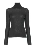 MRZ ribbed turtleneck sweater - Grey