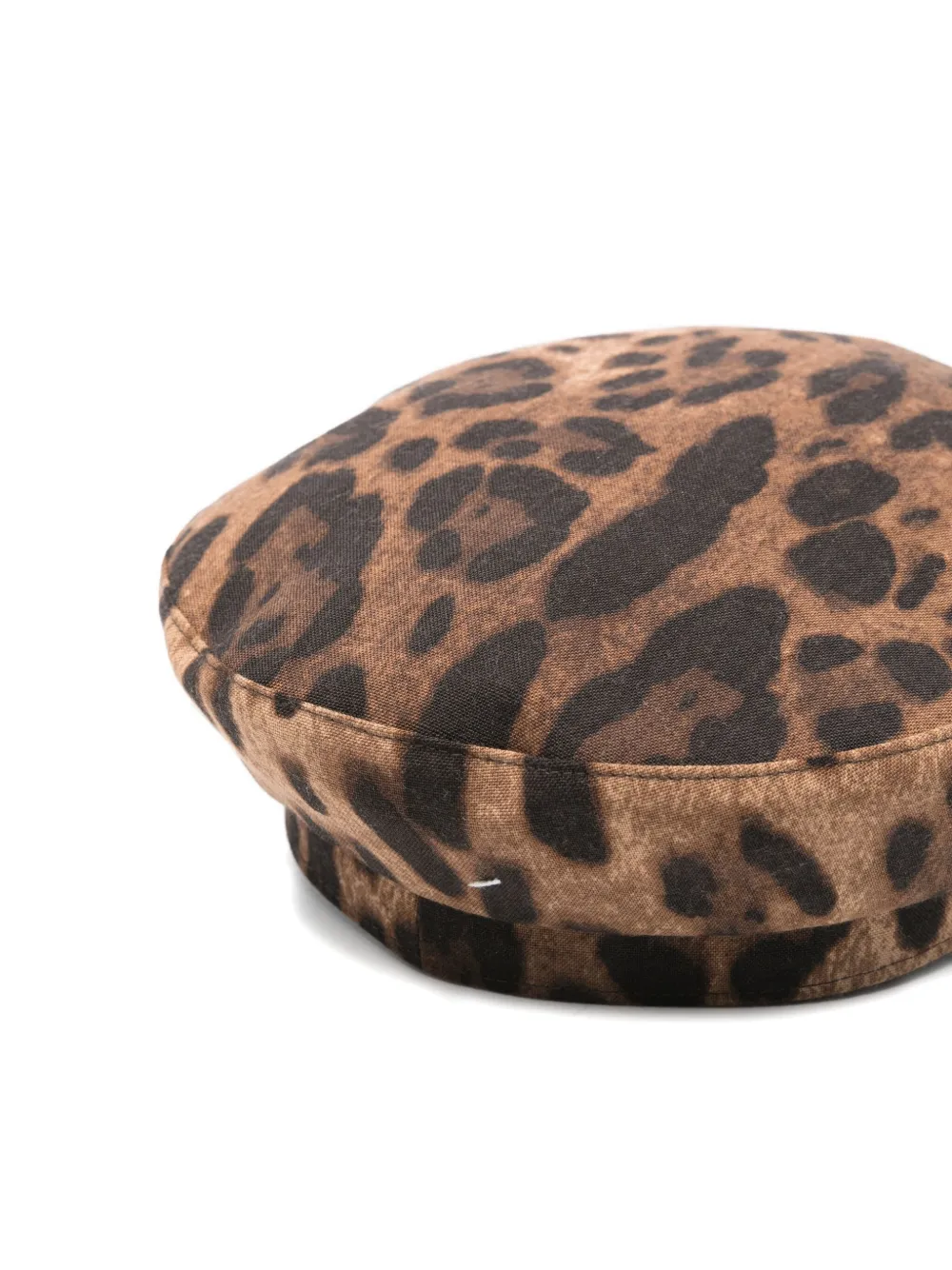 Borsalino Leopard Print Wool Hat In Animal Print