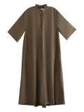 Studio Nicholson button-front midi shirt dress - Brown