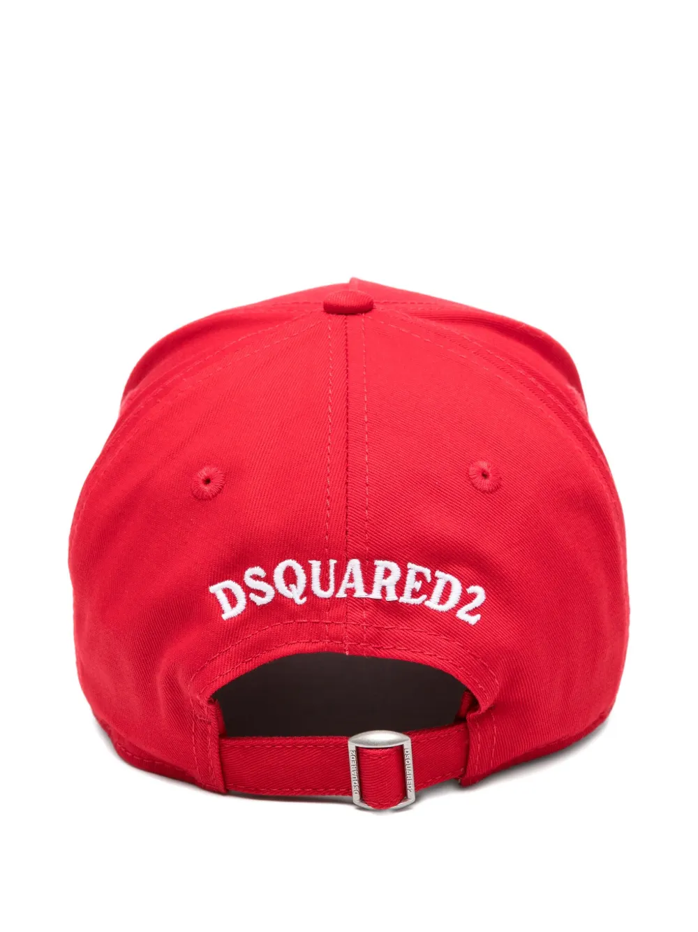 Dsquared2 Logo-patch Baseball Cap In Red