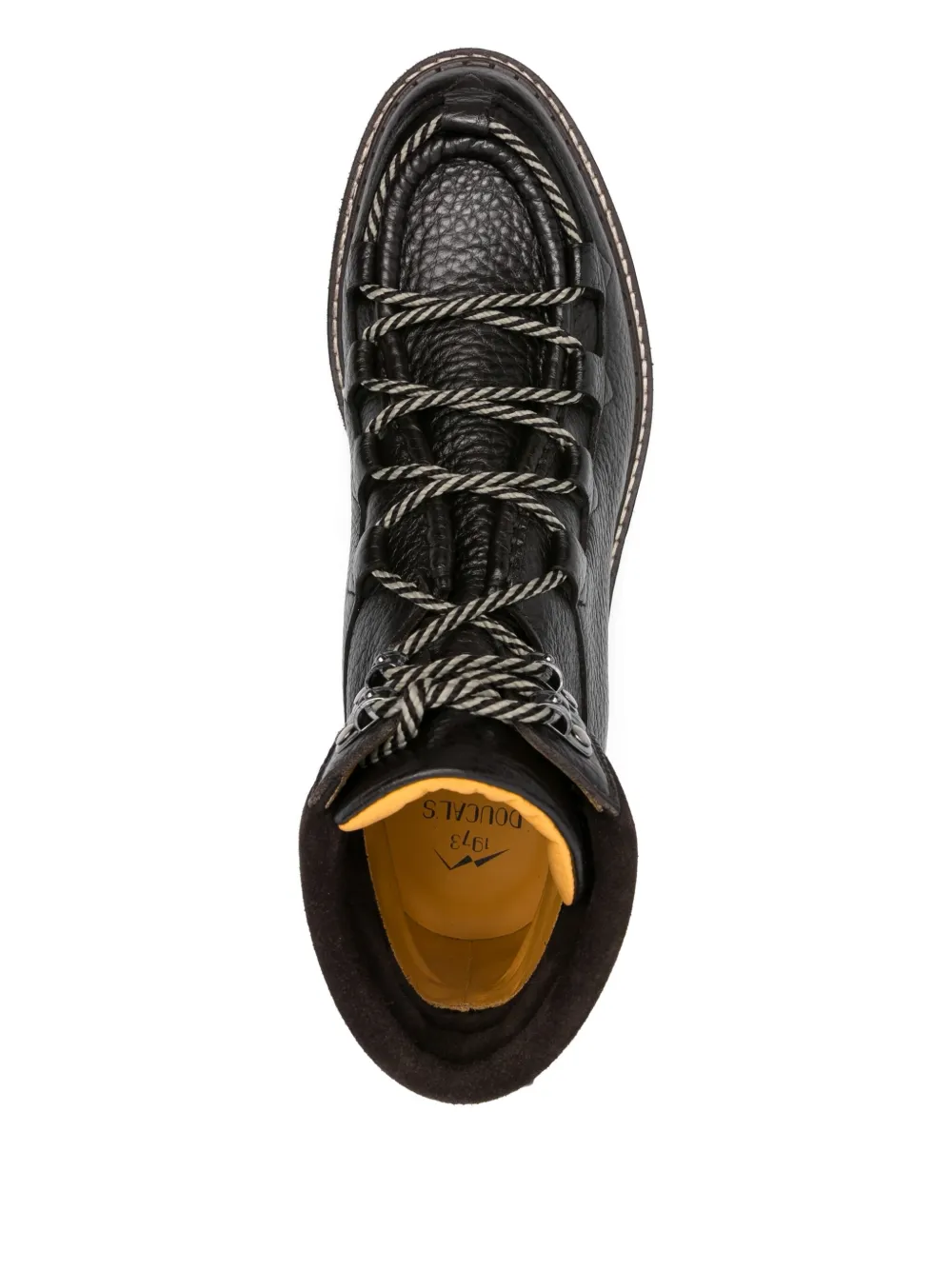 Doucal's lace-up leather boots Brown