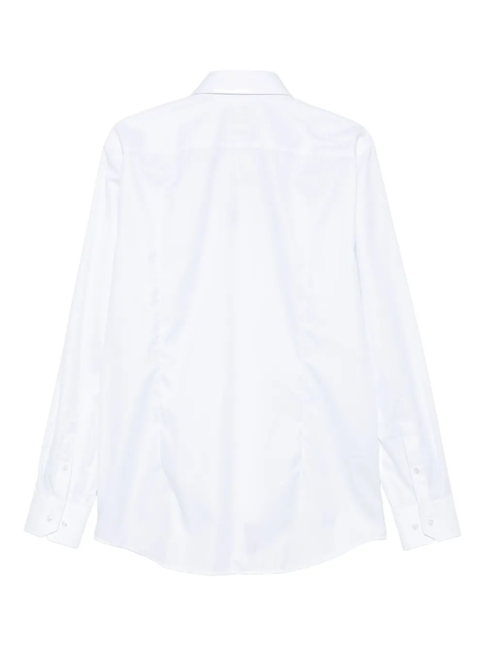 Hugo Boss Formal White Button-down Shirt With Tailored Fit In White